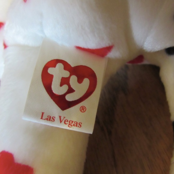 Beanie Baby LAS VEGAS Retired TY Beanie Babies Bear - Picture 3 of 5